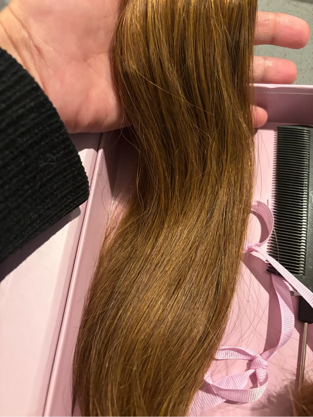chic Remy Perfect Blend Halo Clip-Ins - Light Brown